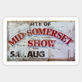 The Mid Somerset Show Sticker